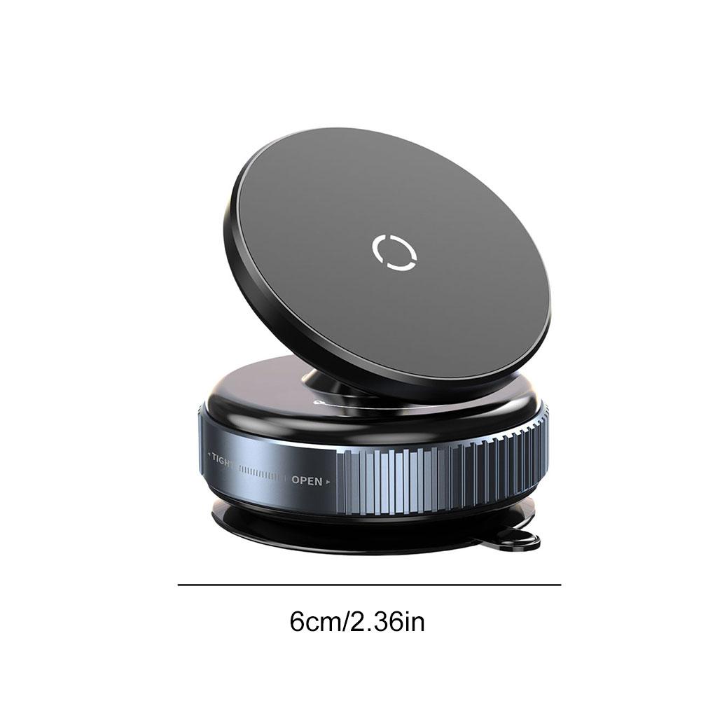 Magnetic Vacuum Adsorption Car Phone Mount 360° Rotatable Car Mobile Phone Holder for Car/Gym/Mirror/Shower/Smooth Surface