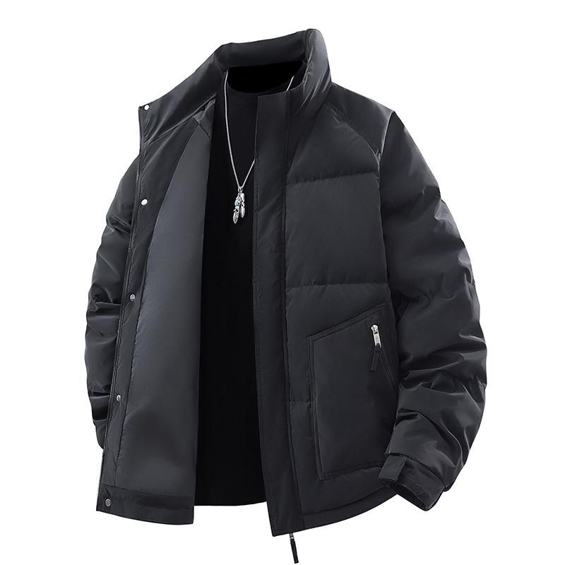 

2023 Men s Thick Warm Down Jacket for Middle-aged and Elderly – Casual Cold Protection Dad s Coat M