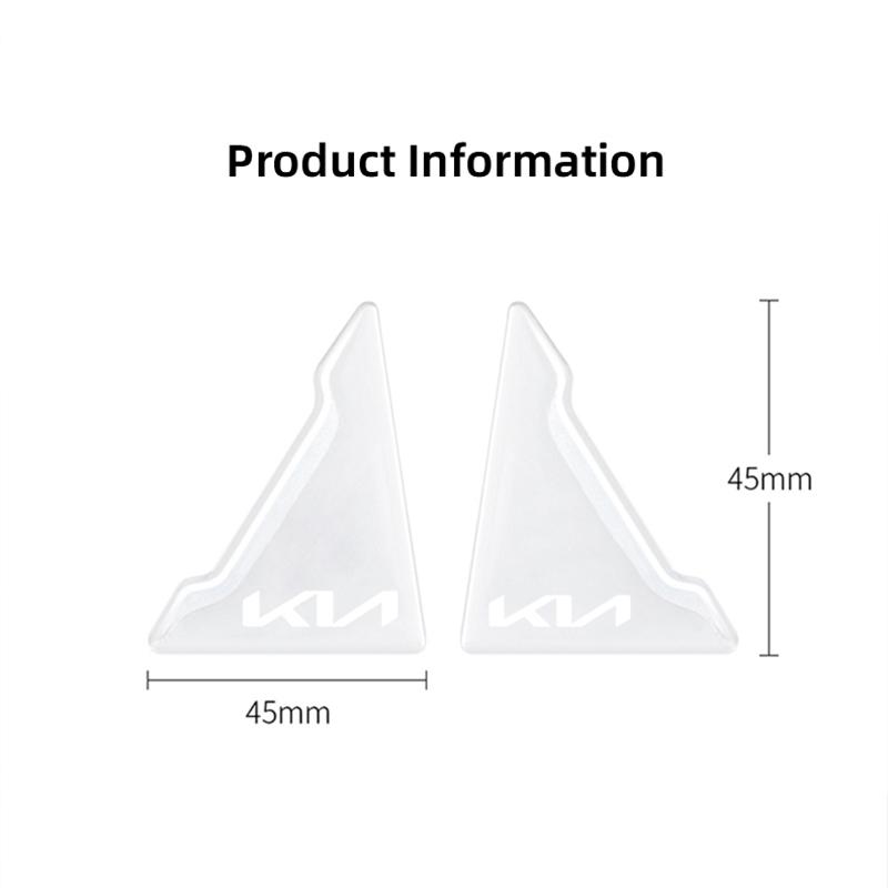 SBHX3 4Pcs Car Door Corner Protective Cover Anti-collision Stickers For KIA Soul Cadenza K5 K9 Proceed Niro Sportage EV3 Carnival
