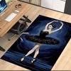 Ballett Bedruckter Teppich, für Bürostuhl Wohnzimmer Schlafzimmer Küchenraum Dekor Geschenke.