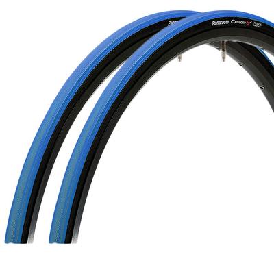 Panaracer Clincher Tire Set of 2 Category S2 Side Road Cross City Long [700×23C] F723-CATS-L2 Blue/Black (For Bike, Bike/Commuting, Riding, Touring,