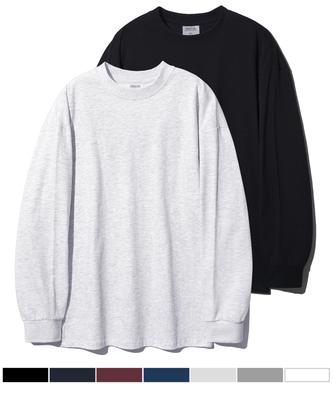 PERSTEP [2Pack] Centric Layered Long Sleeve T-Shirt 7 Types Smlt4446