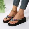 Women Platform Slippers Light Outdoor Walking Sandals Wedges Beach Shoes Fashion Flip Flops Slip On Casual Slippers Slides Women