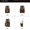 Dustproof & Stain resistant Leather Case Waist Belt for 5m Steel Tape Measure