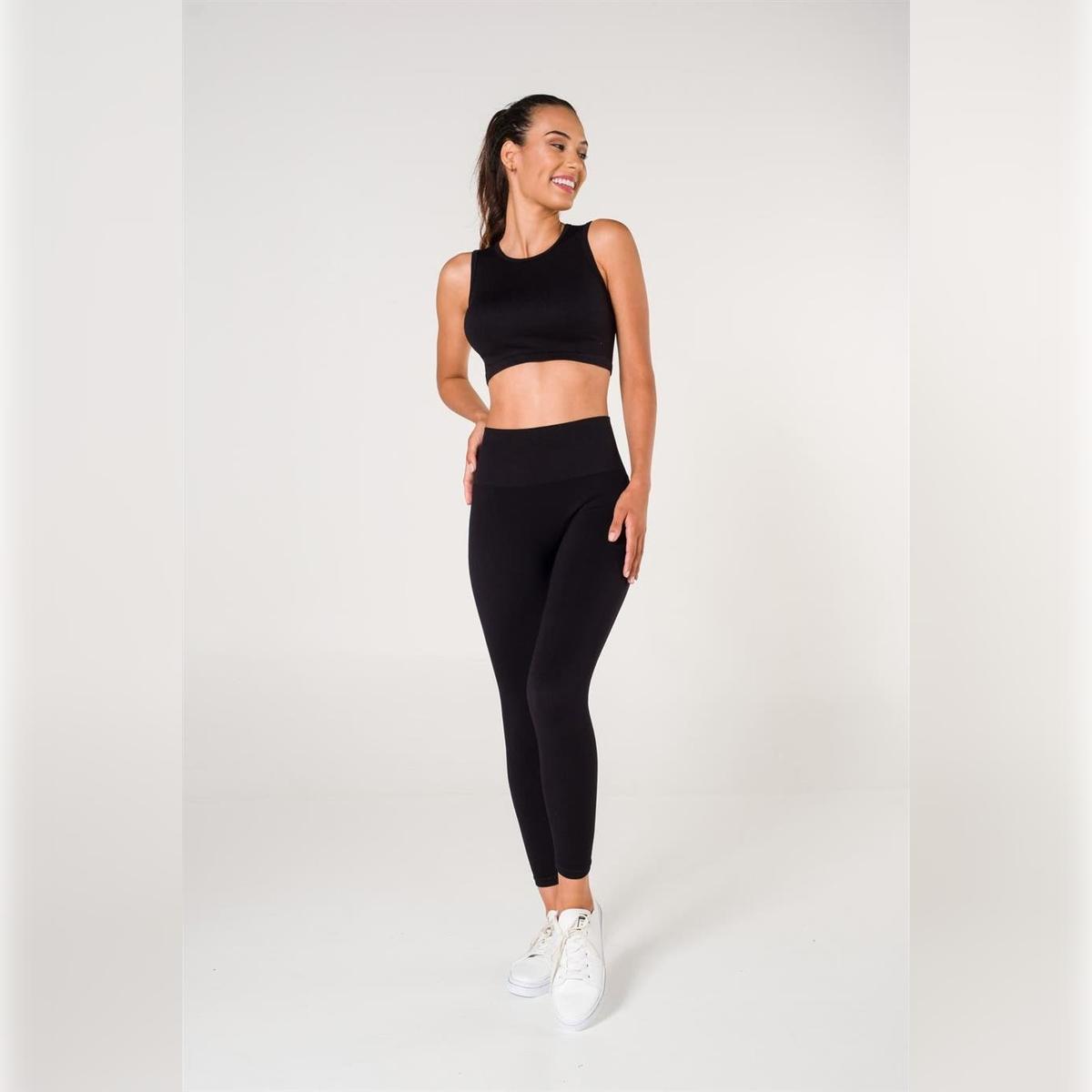 

Ribbed Seamless Sculpting Leggings XS/S чорний