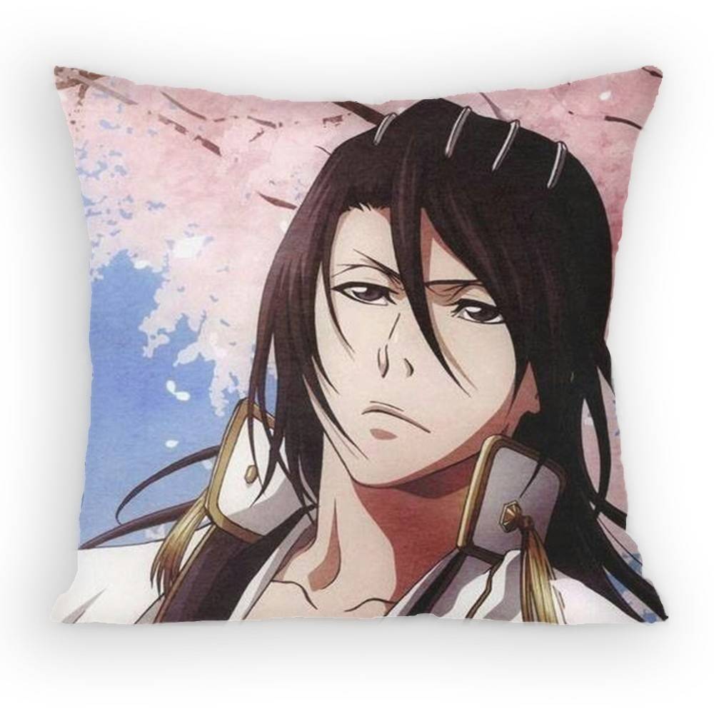 BBleach Kuchiki Byakuya Pillow Case Sofa Living Room Bedroom Headboard Backrest Cushion Square Cushion Nap Time