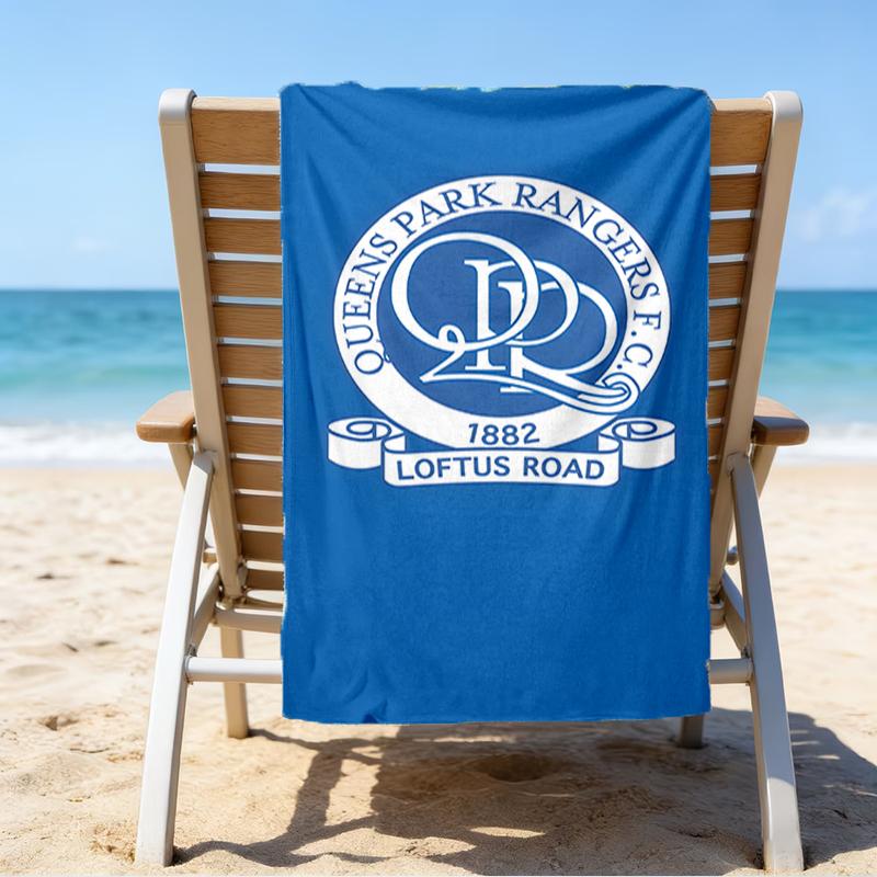 Queen's Rangers Wappen Strandtuch - Weiche, Saugfähige Mikrofaser, Leicht, Ideal für den Strand, Partys, Reisen, Camping Fanartikel