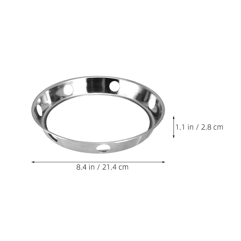 Universal Stainless Steel Wok Support Rack Round Bottom Adapter for Gas Stove Kitchen Cookware Holder Heat Resistant Pot Trivet