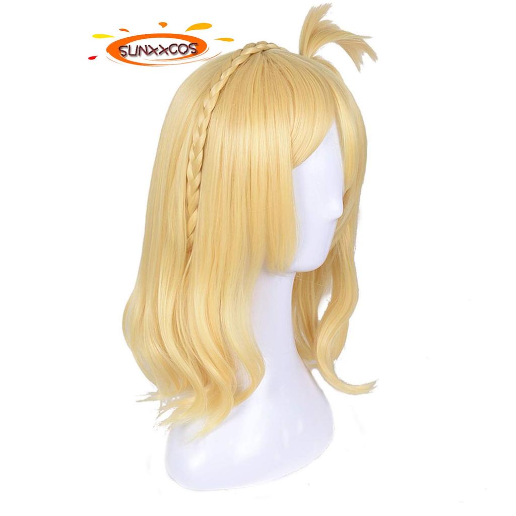 SUNXXCOS Love Live! Heat-Resistant Cosplay Wig with Net, Costume Accessory for Women, Cosplay Prop (Mari Ohara)