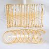 30Pcs Gold Color Stackable Bracelet Set For Women Flower Pearl Chain Textured Cuban Link Bracelets Trendy Layered Jewelry Gifts