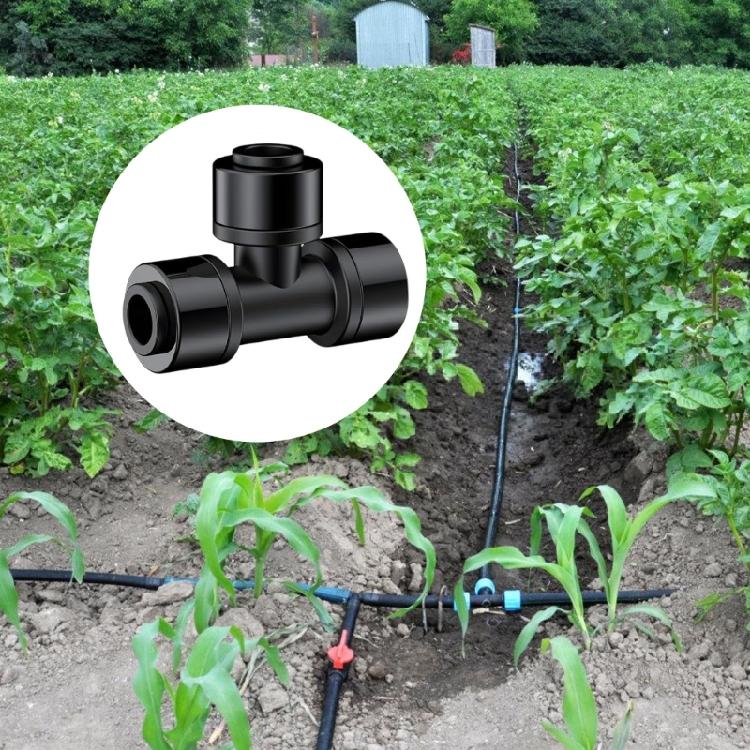 Leakproof T Shape Adapters Fitting Easy Installation For Small Scale Drip Irrigation Projects Efficient Plant Watering Solution