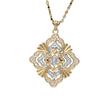 Retro Flower Pendant Gold Necklace Chinese Style Tassel Design Exquisite Luxury Style Court Style Butterfly Jewelry Women