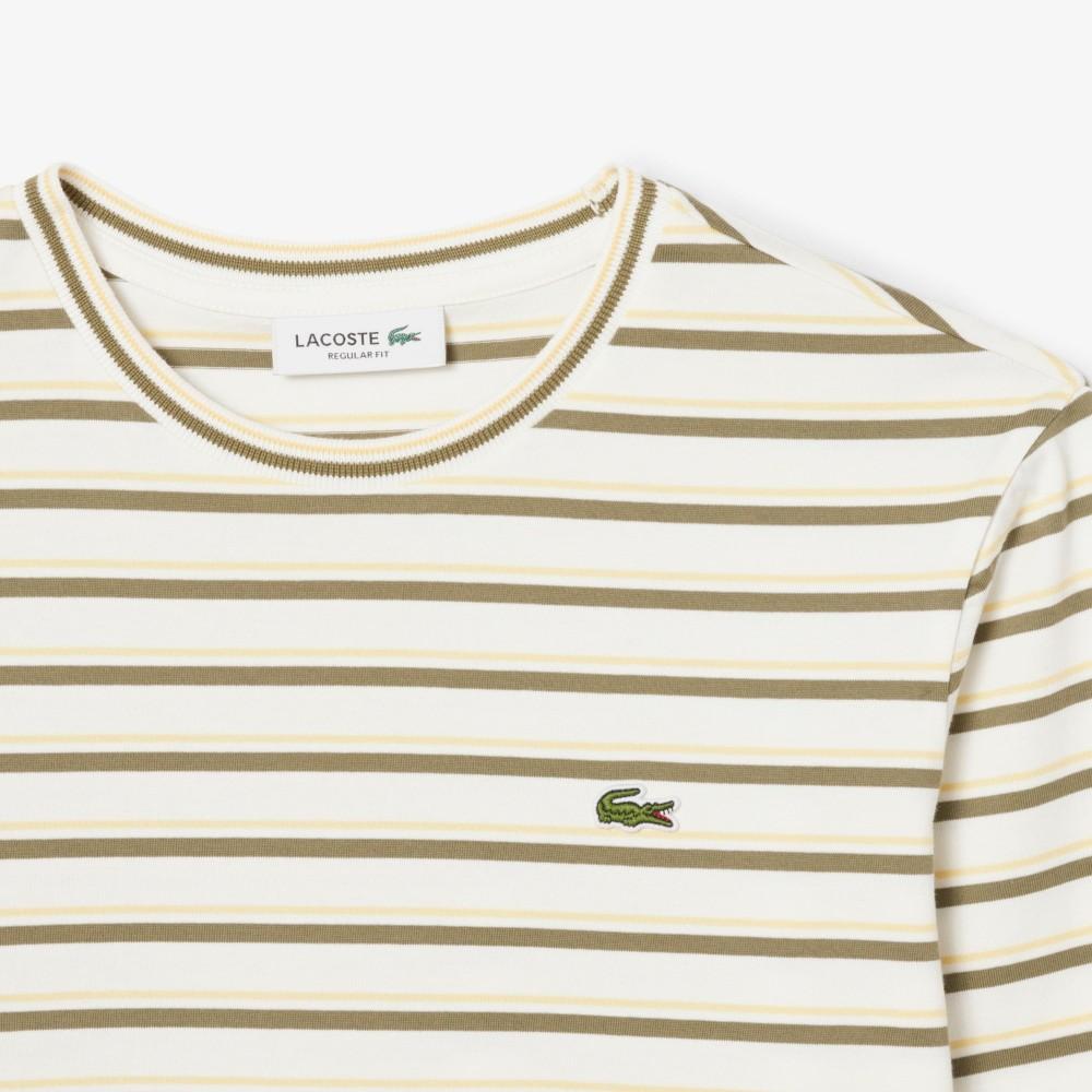 Lacoste Women's Multi-Stripe Long Sleeve T-Shirt TF7573-55NAI6
