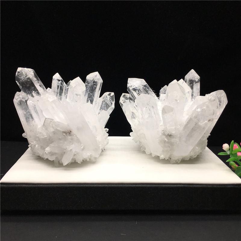Natural White Crystal Cluster for Home Decoration and Mineral Display