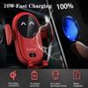 New S11 Wireless Charger Magic Clip Car Holder Mobile Phone  Smart Infrared Sensor Car Wireless Charger Fast Charge