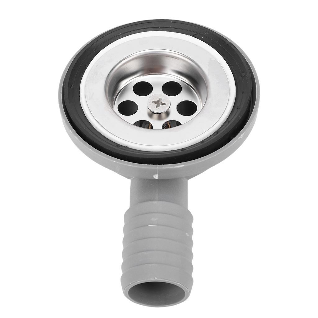 2.76in Marine Sink Drain Double Layer Filter 2.05 2 .56in Installation Aperture RV Right Angle Kitchen Sink Drain