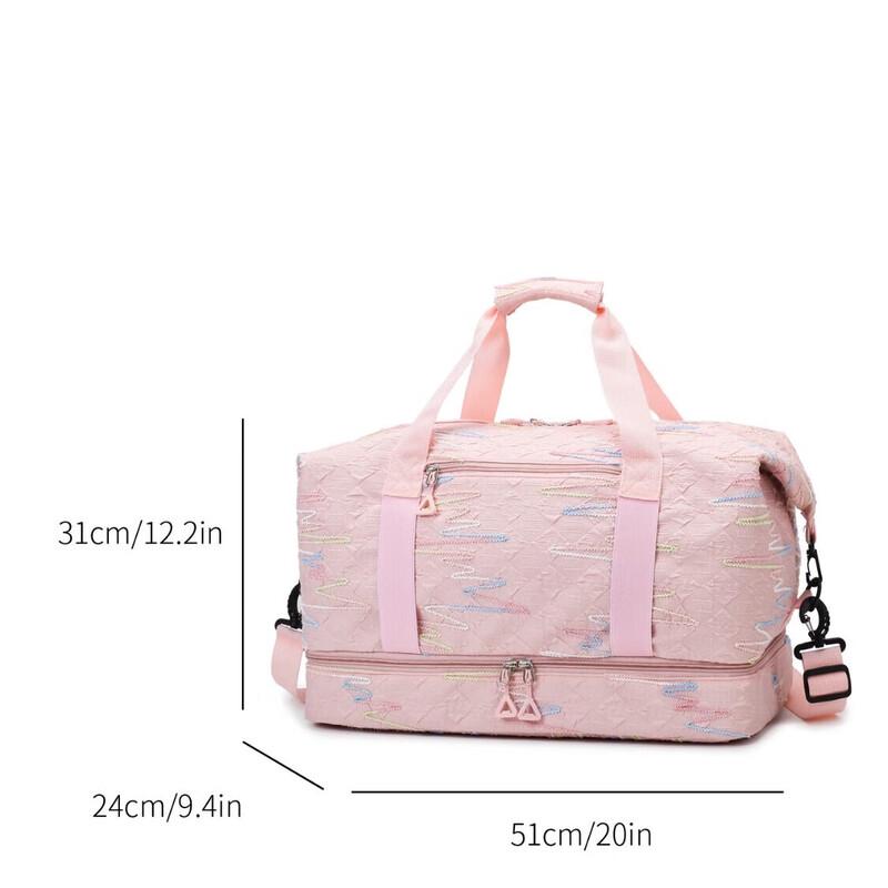 CanChi Large Capacity Dry-Wet Separation Gym Travel Bag