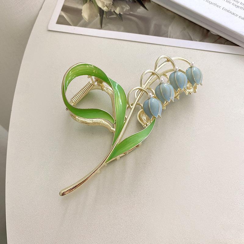 1pc Super fairy temperament, grab clip, large hair clip, women's summer cute hair accessories, ins high-end shark clip