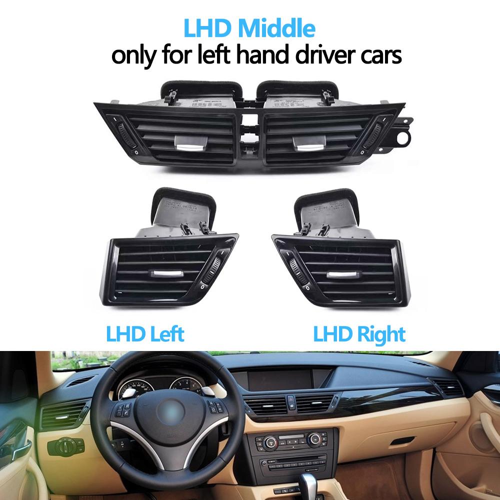 LHD RHD Front Middle Dashboard Air Conditioning AC Vent Grille Outlet Complete Assembly For BMW X1 E84 2010-2015