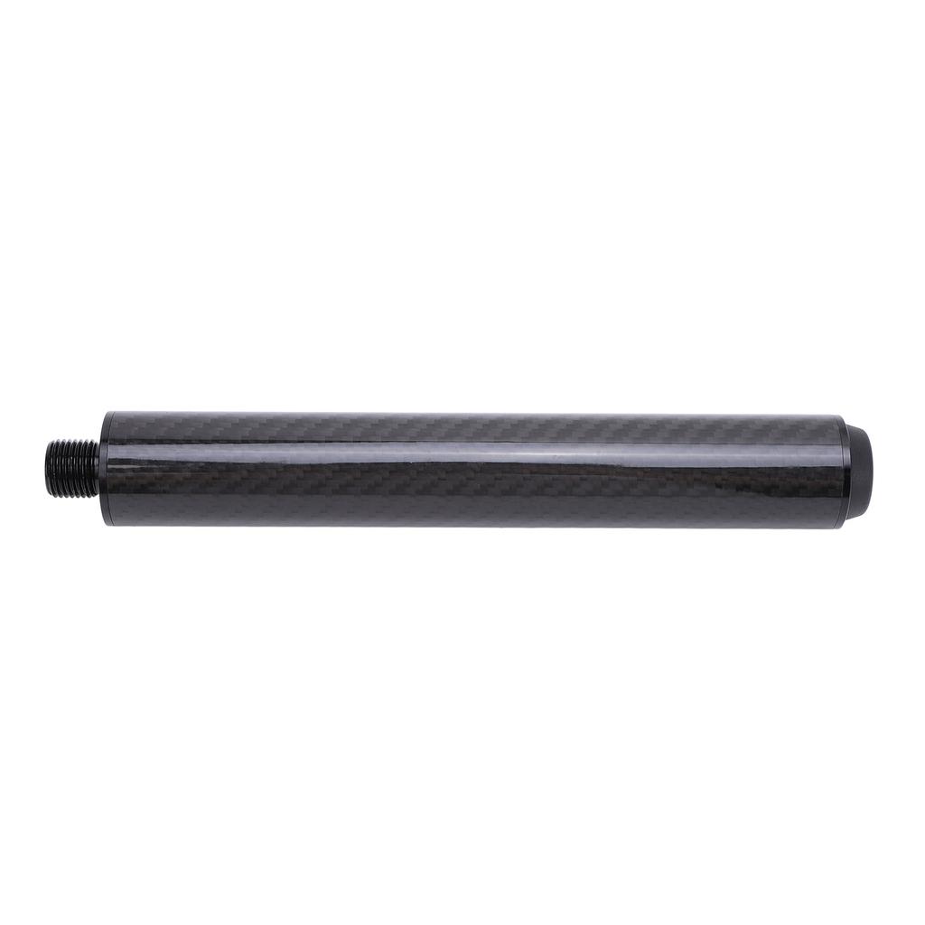 8 Inch Carbon Fiber Billiard Pool Cue Extension Pool Club Extender with Rubber End Cap Billiards