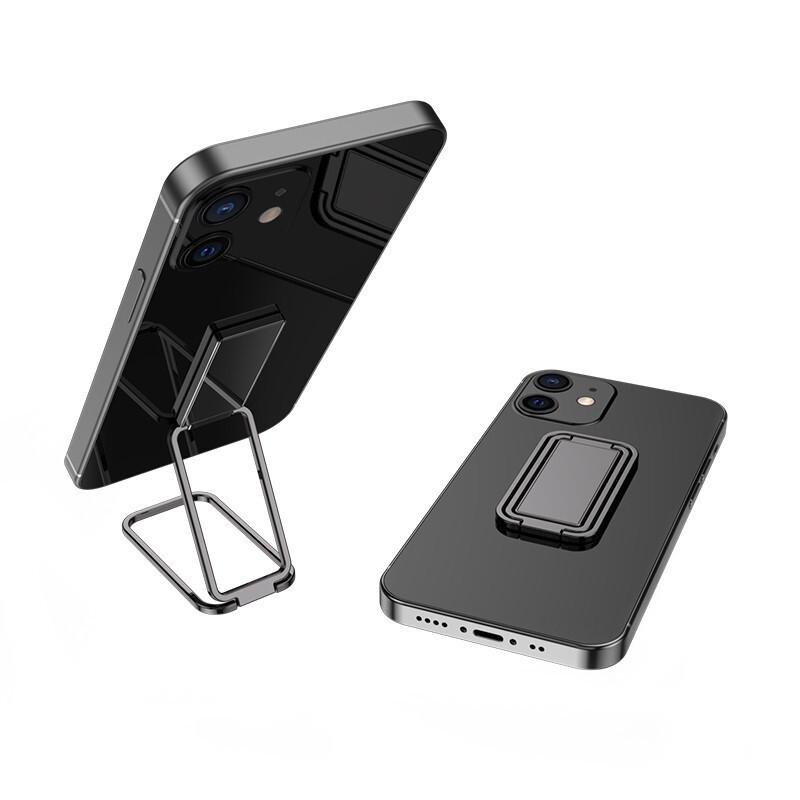 Ultra İnce Metal Katlanabilir Taşınabilir Masaüstü Telefon Halka Tutucu