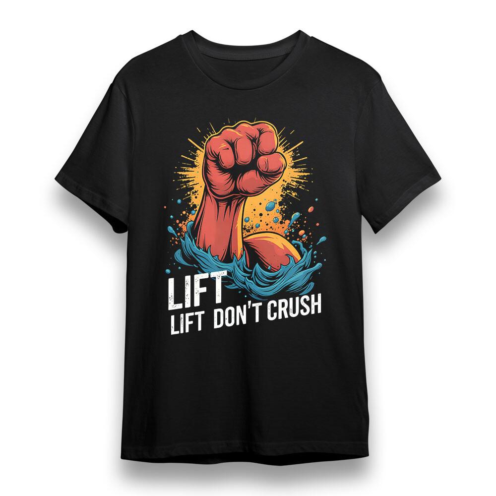 

Men s Oversize T-shirt With Lift Beyond Limits Graphic Unisex 100% Cotton Tee XL