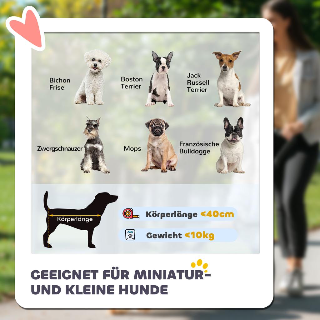 Foldable Dog Stroller, Pet Travel Crate, with Detachable Carrier, Soft Padding, for Mini, Small Dogs - Grey
