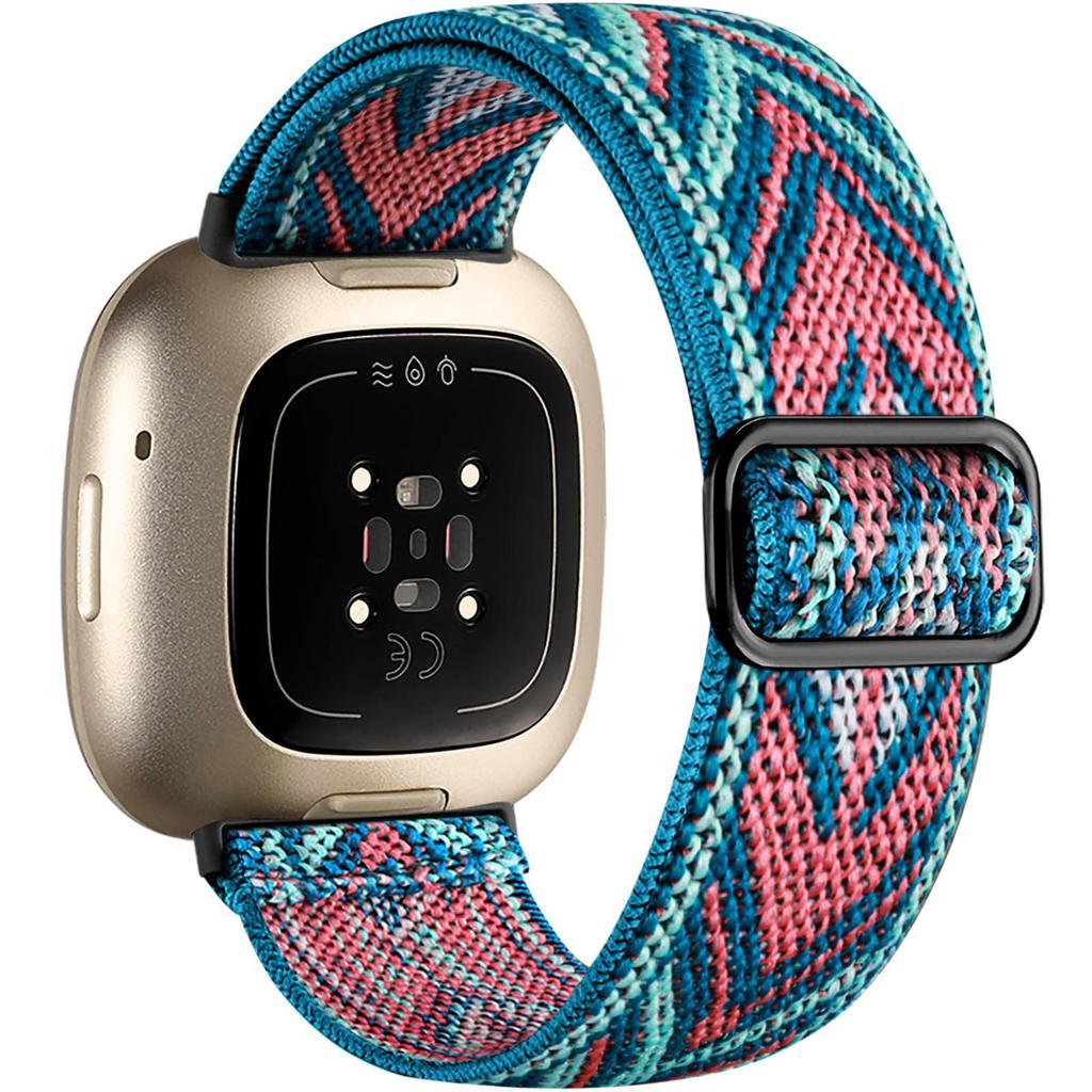 Nylon Sport Buckle Wristband for Fitbit Versa 3/4