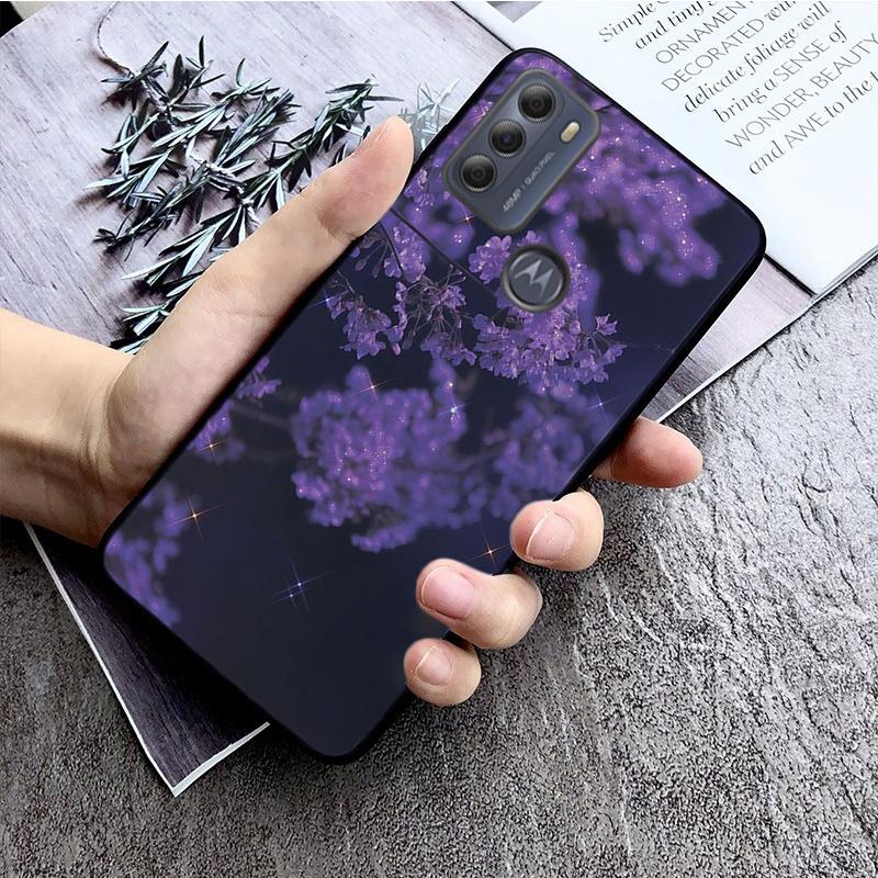 Case for Motorola Moto G Stylus 5G G Play G Power G 5G G Pure 2023 2024 E20 E22 E22i E32 E40 E13  Purple Aesthetic