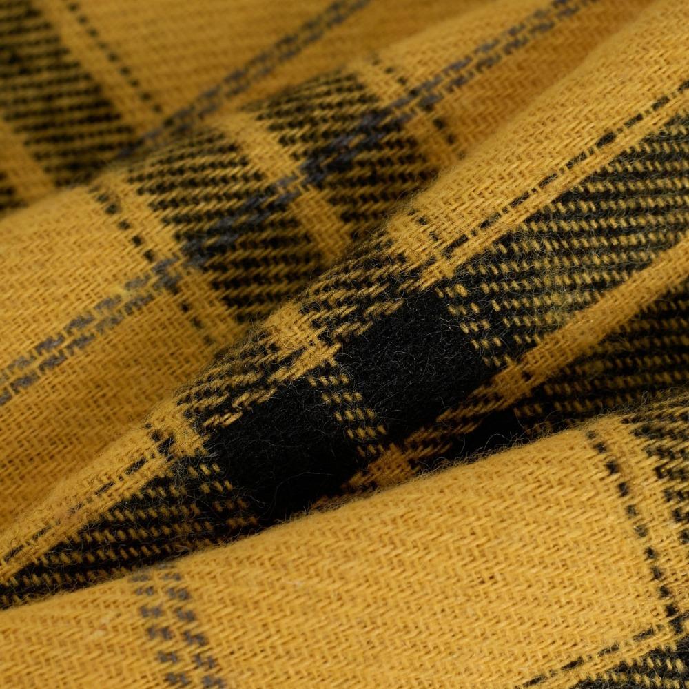 Spring Summer Men's Long Sleeve Shirt Plaid Design Fashion Casual Lapel Men's Long Sleeve Shirt