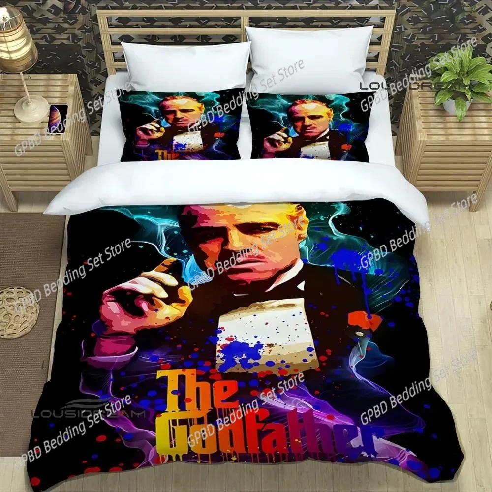 Comforter The Godfather Bedding Set 3D Printed Suitable For Bedroom Kids Home Textile