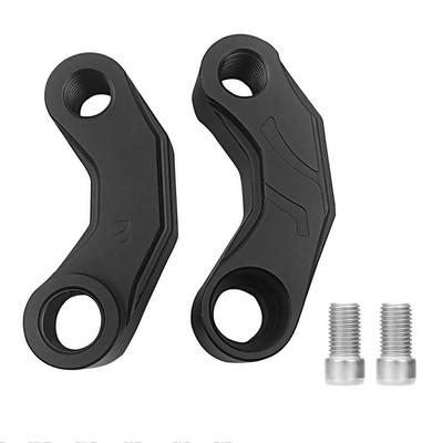 Rallonge de rétroviseur de moto Déport Support 10mm Adaptateur de poteau d'extension Aluminium Support d'extension de rétroviseur universel