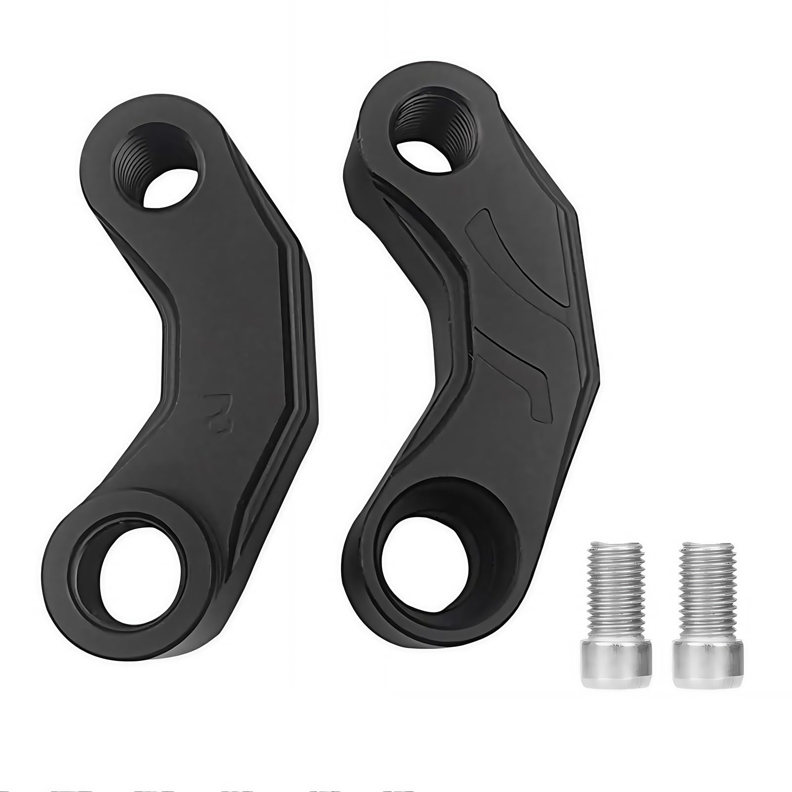 

Motorcycle Mirror Riser Offset Holder 10mm Extension Post Adapter Aluminum Universal Mirror Extension Bracket Positive mirror holder чёрный