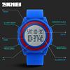 SKMEI Sports Digital Watch Time Daily Enhanced Japanese Instruction Manual Double Time Countdown [GAWZ JAPAN] Ultra-thin [5 Colors] Set, Waterproof,