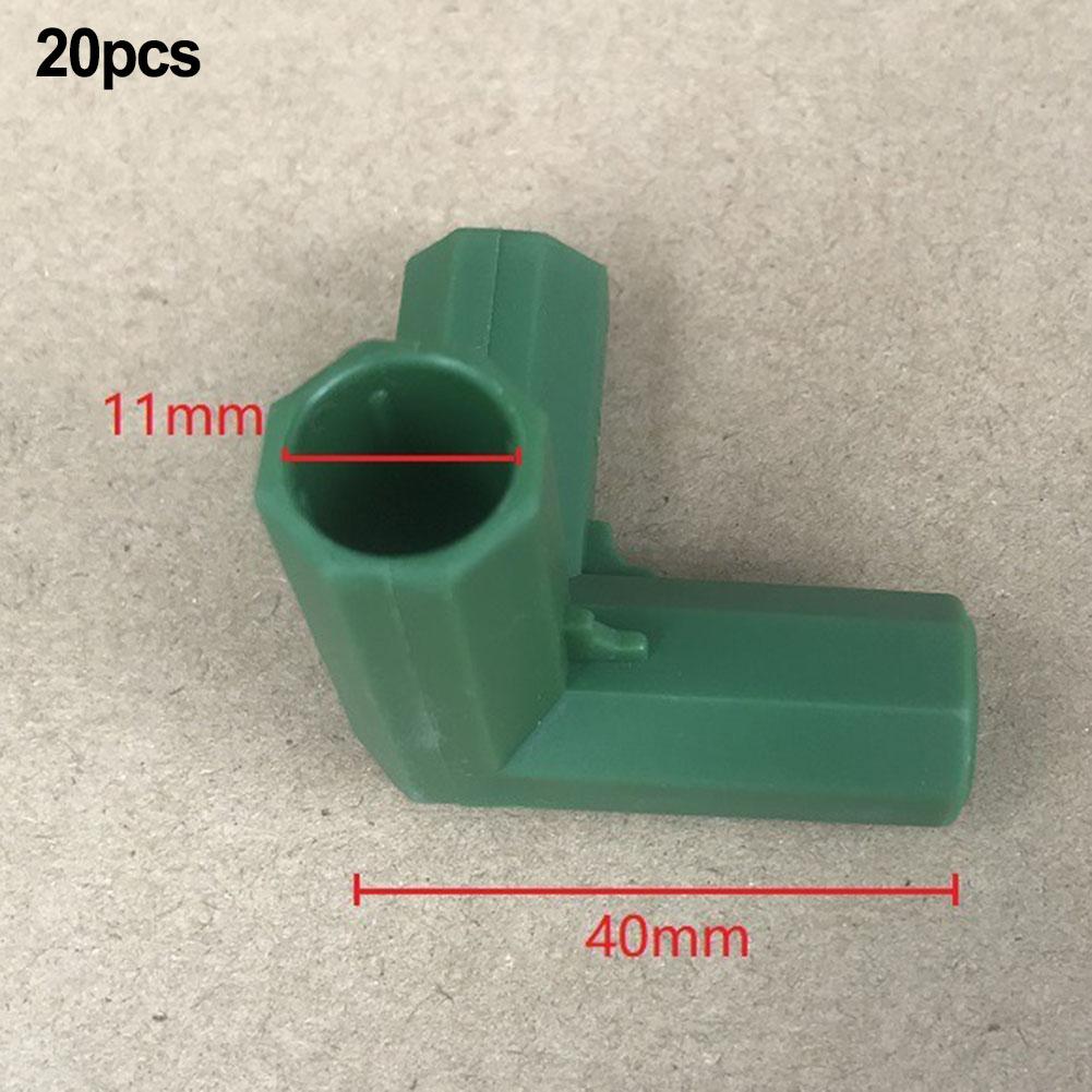 Gardening Frame Support Connector Greenhouse Support Fixed Connector Plant Climbing Pergola Fixed Bracket Joints Plastic Clip