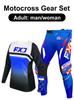 Sada oblečení na motokros Enduro cross Dres Kalhoty Sady Racer Sada vybavení Terénní Pánské Sady Dámské horské Downhill Motocykl MX