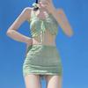 New Bikini Hot Girl Pure Lace One Piece Set to Make Her Look Thin