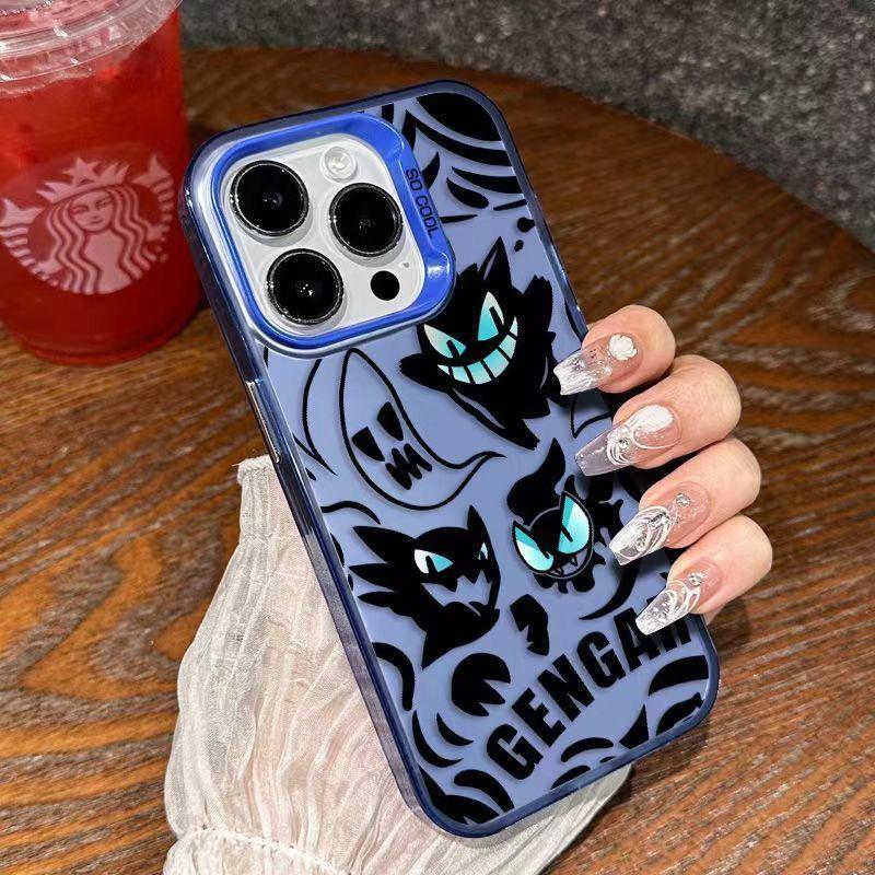 

Чехол Gengar для iPhone 15 Pro — совместим с iPhone 14/13/12/11Xs Max/XR/X — дизайн Laser Tide iPhone 14