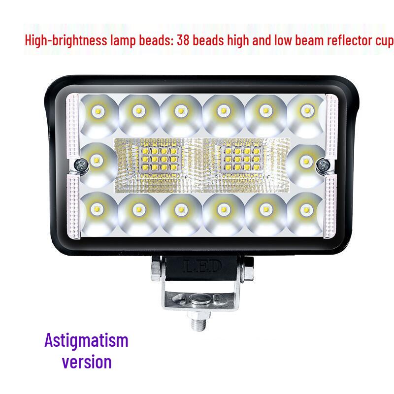 Super Bright LED Headlights for Electric Vehicles & Motorcycles, High/Low Beam, 12V