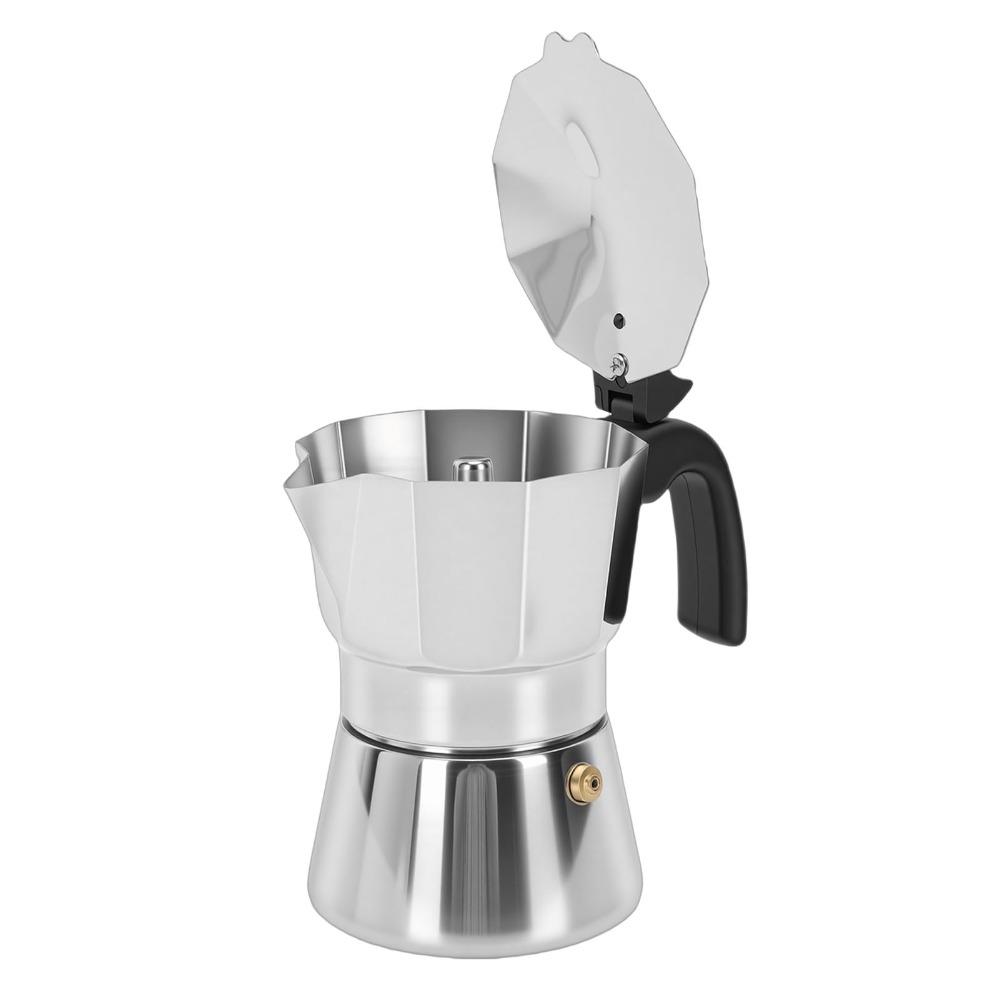 Stainless Steel Stovetop Coffee Maker Stovetop Espresso Maker  Gas Stove Compatible