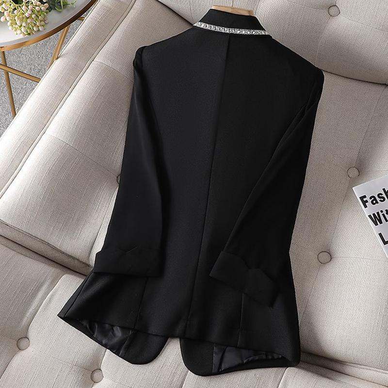 Trajes de diamantes Chaquetas de manga tres cuartos de primavera y verano Trajes casuales de moda