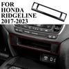 Carbon Fiber Style Inner Central Control Panel Cover Trim for Honda Ridgeline