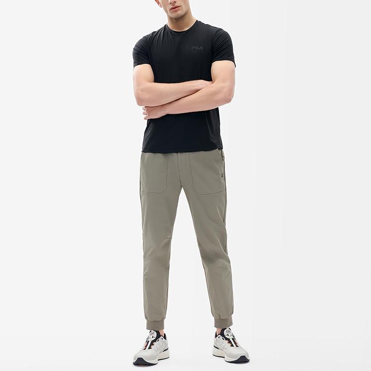 New FILA Athletics T Shirt Men's Pitch Black A11M211104FBK