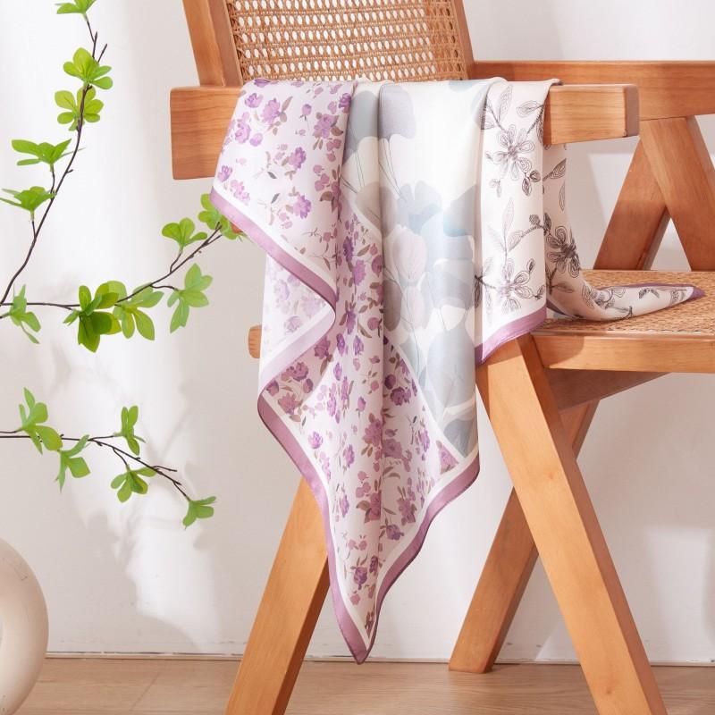 2026 Mulberry Silk Scarf Women Elegant Lightweight Fashion Versatile Trendy Accessory