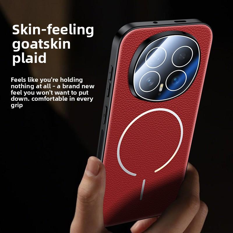 For Huawei Honor Magic 8 7 6 Pro Case Luxury PU Leather Magnetic wireless charging Protective Back Cover For Magic 7 6Lite Shell