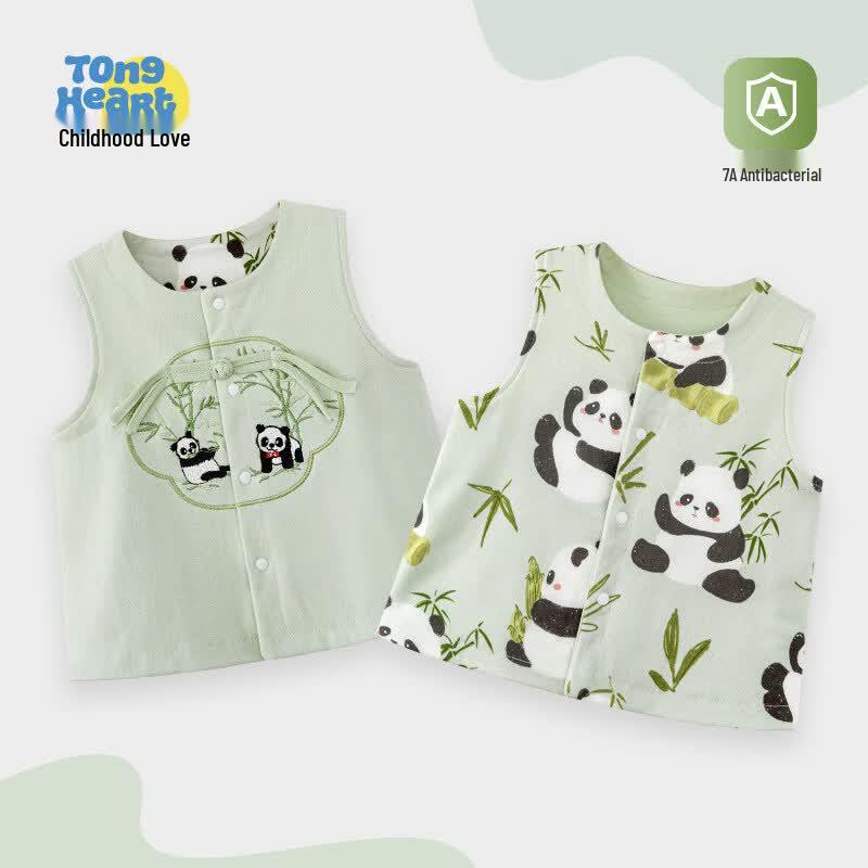 Reversible Pure Cotton Baby Vest 90