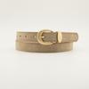 Retro Frosted Women's Faux Suede Belt, Versatile Jeans Accessory