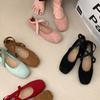 Mary Jane Shoes Shallow Mouth Flat Sole Single Shoes with Skirt 2025 Femininity Summer Soft Sole New Pink Fashion Ballet