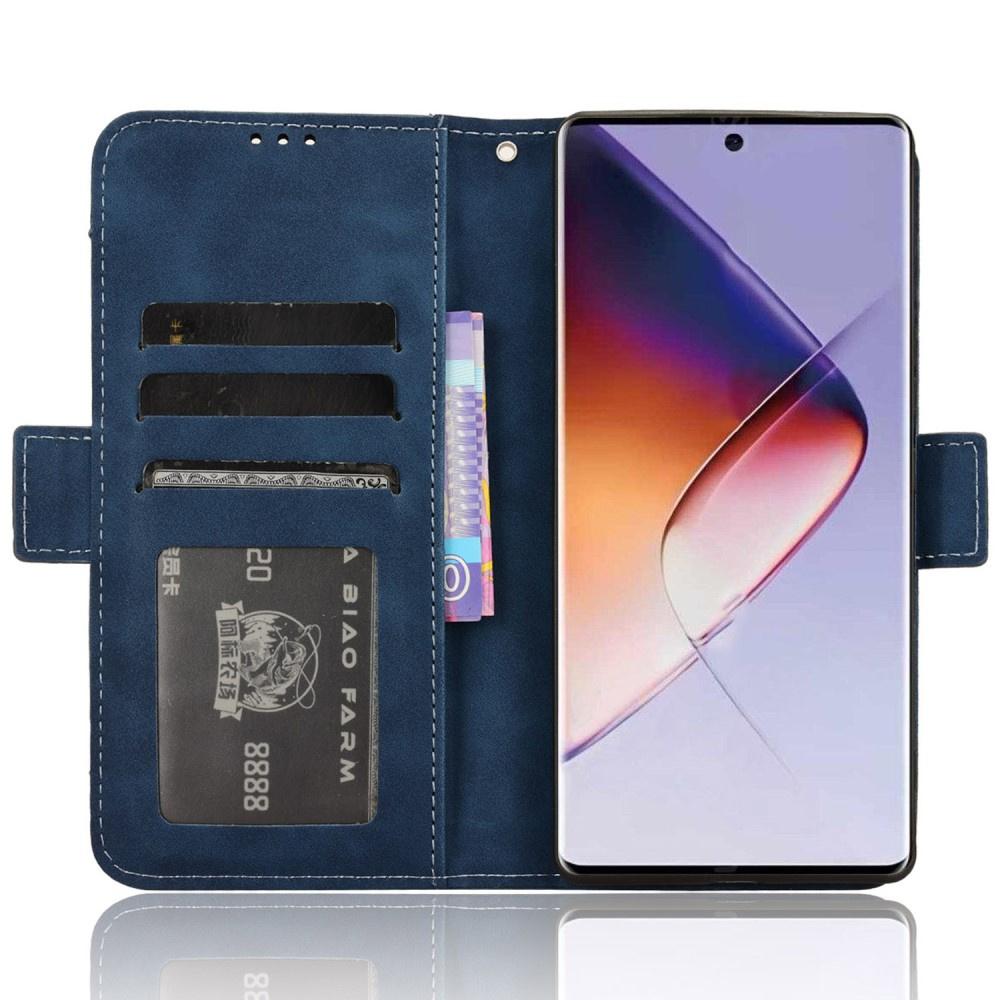 Flip Case for Infinix Note 40 Pro, Card Slot, Navy Blue