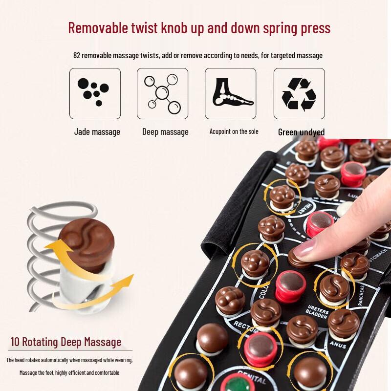 CLORIS Jade Foot Massage Slippers